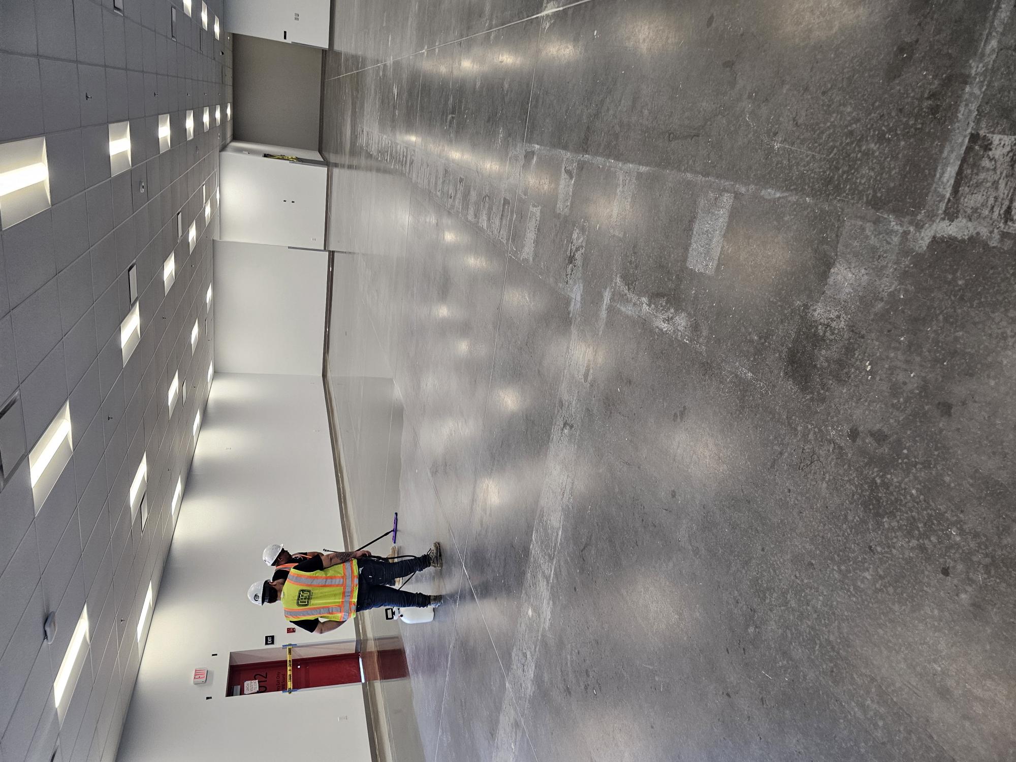 Industrial concrete sealer Amazon distribution center