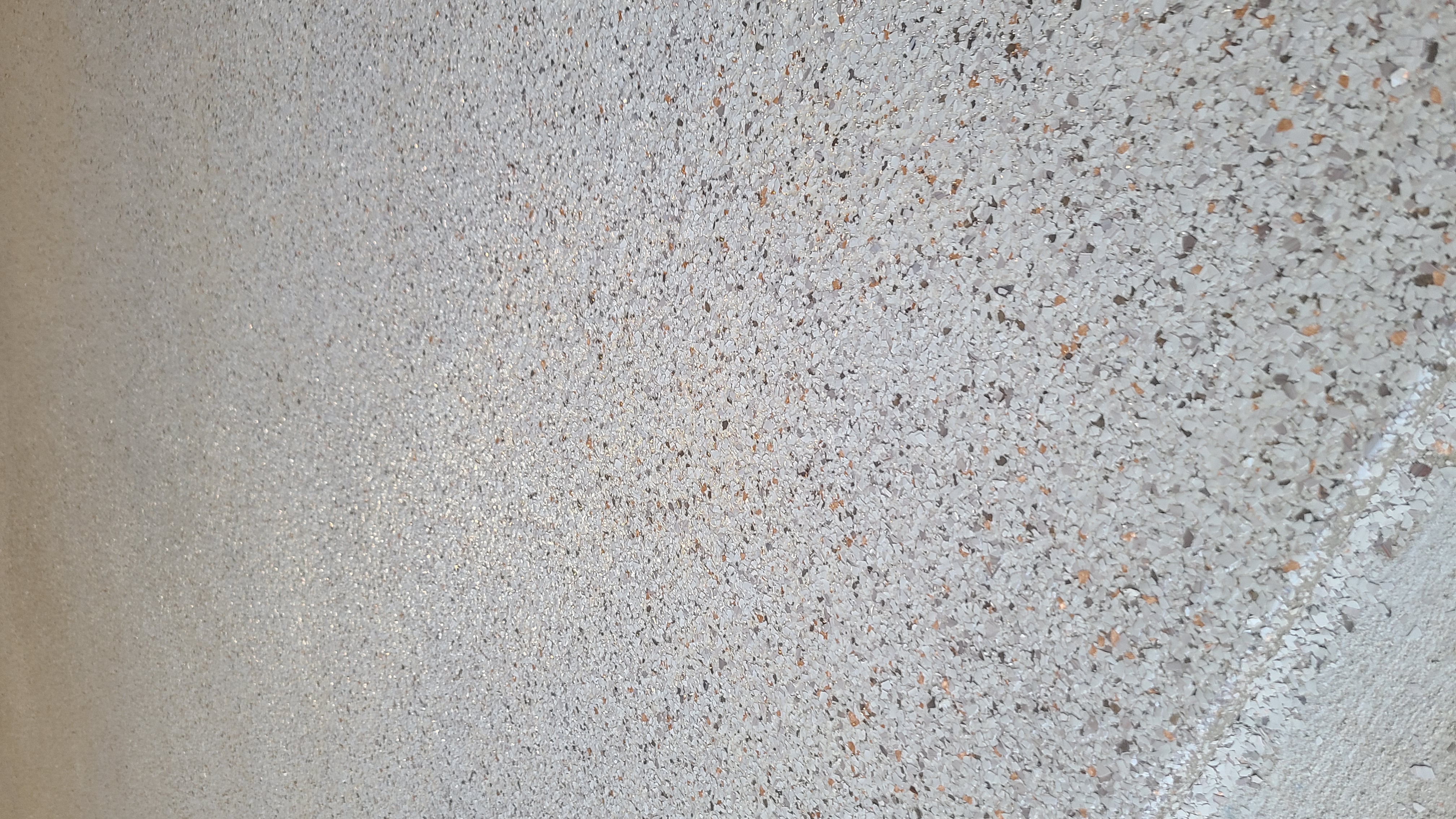 Epoxy flake garage floor in Flower Mound TX