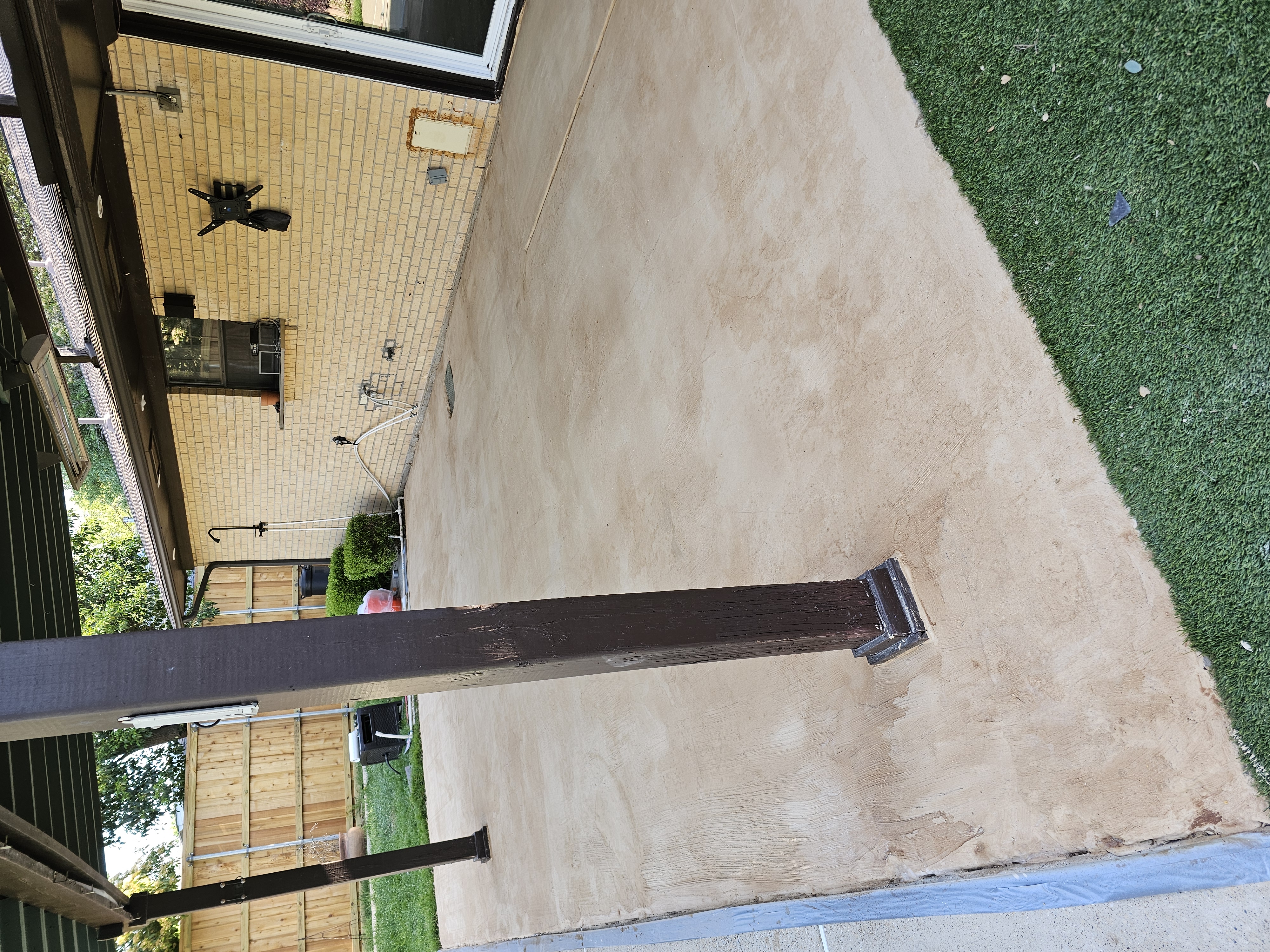 Decorative stone patio Farmers Branch TX