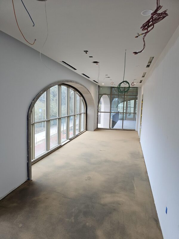 Concrete overlay apartment downtown Dallas
